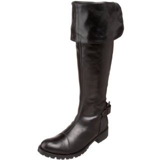  Charles David Womens Renegade Boot,Black Leather,6.5 M US: Shoes