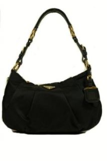 Prada Handbags BlackTessuto and Leather BR3795: Clothing