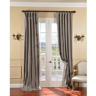 Grey Belgium Yarn Linen Curtain Panel