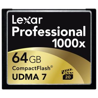Lexar Compact Flash 64 Go 1000X Professional UHS I   Achat / Vente