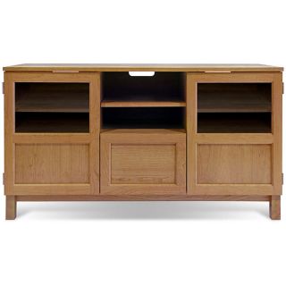 54 inch Cherry Wood Base TV Cabinet