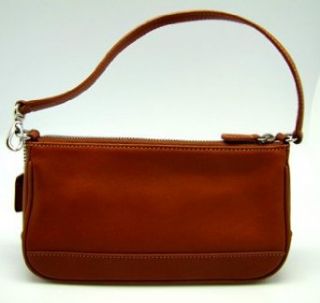 Coach Hamptons Leather Demi Pouch Handbag Bag 1785 Tan
