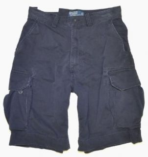 Polo Ralph Lauren Men Cargo Shorts (Navy, 38): Clothing
