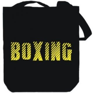 Canvas Tote Bag Black  Boxing / DOPPLER EFFECT  Sports