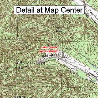 USGS Topographic Quadrangle Map   Jellico West, Tennessee