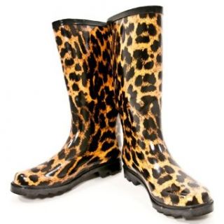Henry Ferrera Leopard Rainboots Clothing
