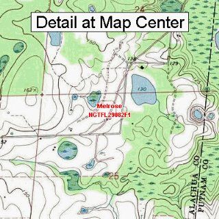 USGS Topographic Quadrangle Map   Melrose, Florida (Folded
