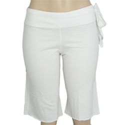 Lotus French Terry Womens White Board Shorts
