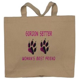 GORDON SETTER WOMANS BEST FRIEND Totebag (Cotton Tote