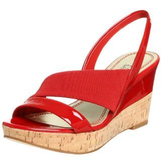  Franco Sarto Womens Blink Wedge Sandal,Pomodoro,4 M US Shoes