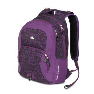High Sierra Sheridan Plum Lace Laptop Backpack