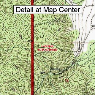 USGS Topographic Quadrangle Map   Larkspur, Colorado