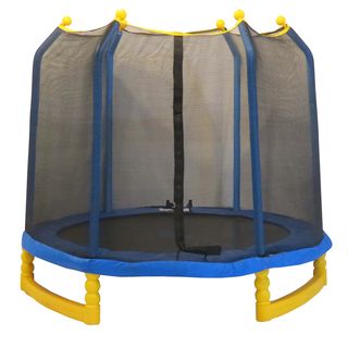 Upper Bounce 7 Indoor/Outdoor Classic Trampoline & Enclosure Set