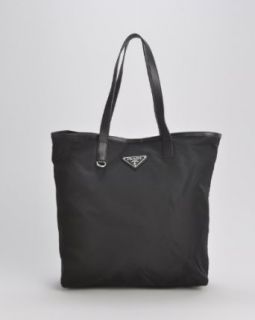 Prada Black Tessuto Sacca Shopping Tote Handbag Clothing