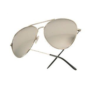 Frame & Mirrored Lens Aviator w/ Microfiber Sunglasses Pouch Shoes