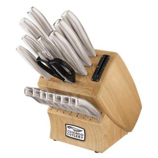 Chicago Cutlery Insignia Steel 18 piece Knife Block Set