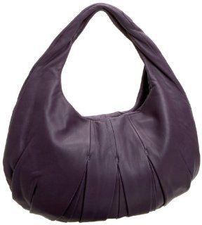  Christopher Kon #342 Small Leather Hobo,Plum,one size: Shoes