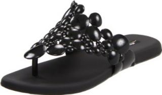  Melissa Womens Gaetano Pesce Flip Flop,Black,5 B US Shoes