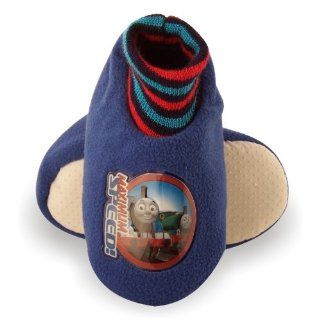 Maximum Speed Toddler Boys Blue Sock Top Slippers   Sz 5/6 Shoes
