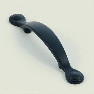 Stone Mill Matte Black Arch Cabinet Pulls (Pack of 5)