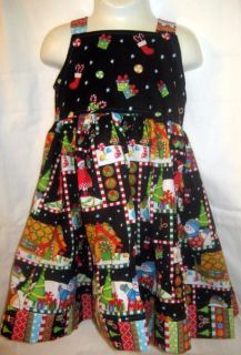 Lilley Rose Childs Snowmans Holiday Knot Dress