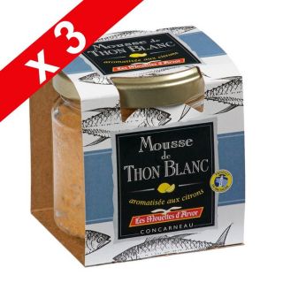 70 g par 3   Achat / Vente PRODUIT DE THON Mousse de Thon Blanc 70 g