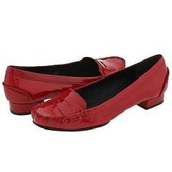 KORS Michael Kors Cabbie Red Soft Patent Loafers     Size 6