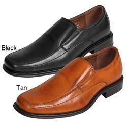 Scandro Footwear Mens Leather Square Toe Loafers