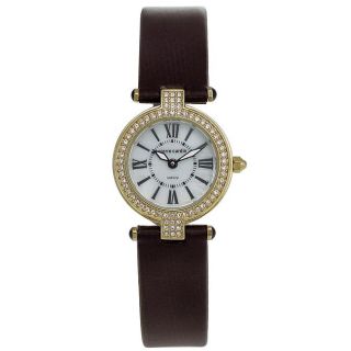 Pierre Cardin Womens Casual Fabric Over Leather Watch