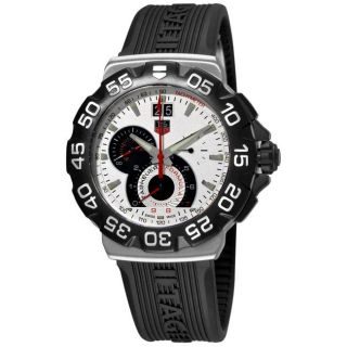 Tag Heuer Mens Formula 1 Black Rubber Strap Chronograph Watch
