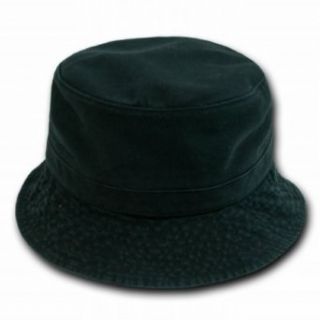 DECKY Polo Bucket Hat (BLACK, S / M) Clothing