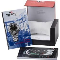 Tissot Mens T Sport T Race Red Rubber Strap Chronograph Watch