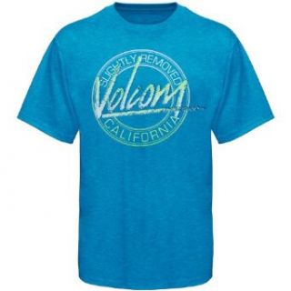 Volcom 80s Art Youth T Shirt   Turquoise (Large) Clothing