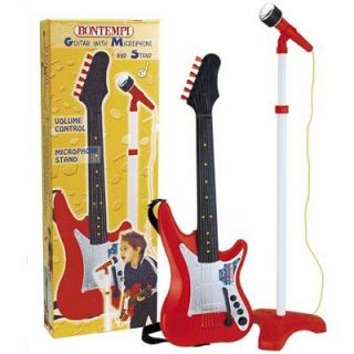 BONTEMPI   Guitare électronique 75 cm et micro Devenez une vraie