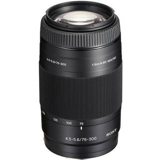 Sony 75 300mm F4.5 5.6 Telephoto Lens