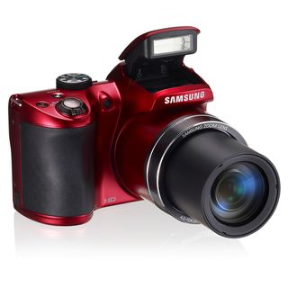 Samsung WB100 16.2MP Red Digital Camera