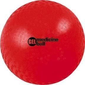 Gel Filled Medicine Balls   .95 gm/ 2lbs,12.7cm/5, Red