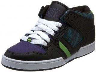 Osiris Womens NYC 83 Mid Skate Shoe,Black/Purple/Lime,10 M US Shoes