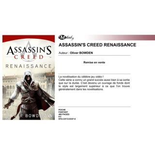 Assassins creed t.1 ; renaissance   Achat / Vente livre Oliver