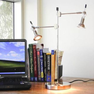 TAO Digital Desk Lamp with LED Retractable Pendulum Light Heads Today