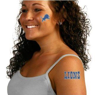Detroit Lions Temporary Tattoos: Sports & Outdoors
