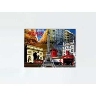 CADRE TOILE 60 x 80 cm PARIS/LONDON/NY 03   Achat / Vente TABLEAU