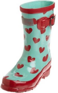 Hatley Girls 2 6X Splash Candy Hearts Boot Clothing
