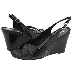 Geox D Nicole 03 Black Patent Nappa Sandals