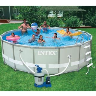 INTEX Kit piscine tubulaire 4,88x1,22m ULTRAFRAME   Achat / Vente KIT