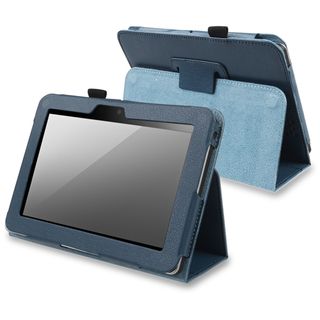 BasAcc Blue Leather Case with Stand for  Kindle Fire HD 7 inch