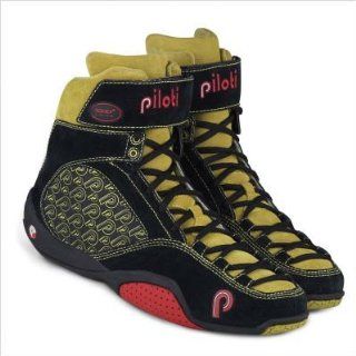 Driving Shoes Pro17 2 Black/ Race Yellow / Piloti Red Sz 5.5: Shoes