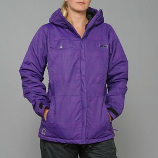 Zonal Womens Tavern Purple Snowboard Jacket