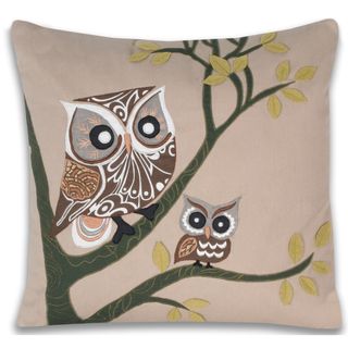 Adley Owl 16 x 16 inch Decorative Pillow