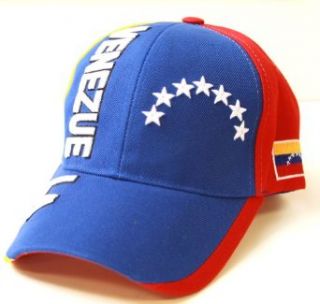 National Velcro Hat   7 Star Venezuela Adjustable Cap